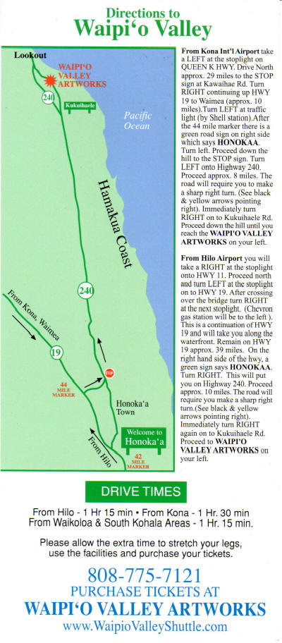 Waipio Valley Shuttle