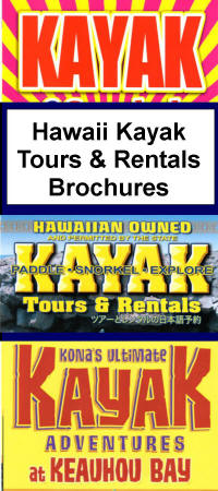Hawaii Kayak Tours and Rentals Brochures