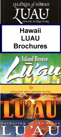Hawaii Luau Brochures
